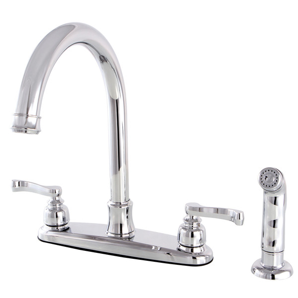 Royale FB7791FLSP 8-Inch Centerset Kitchen Faucet with Sprayer FB7791FLSP